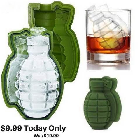 Grenade Ice Mold
